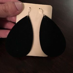 Suede earrings